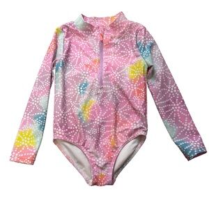 Carter's Long Sleeve Rashguard with Multicolor Accents